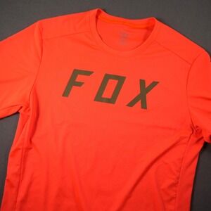 Kid Fox Racing MTB Ranger Jersey Rashguard M Fluorescent Orange Short Sleeve Top